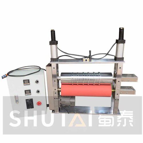 加热双辊贴合整平对辊贴合机牵引拉料烫金过胶机覆膜机滚筒对压机