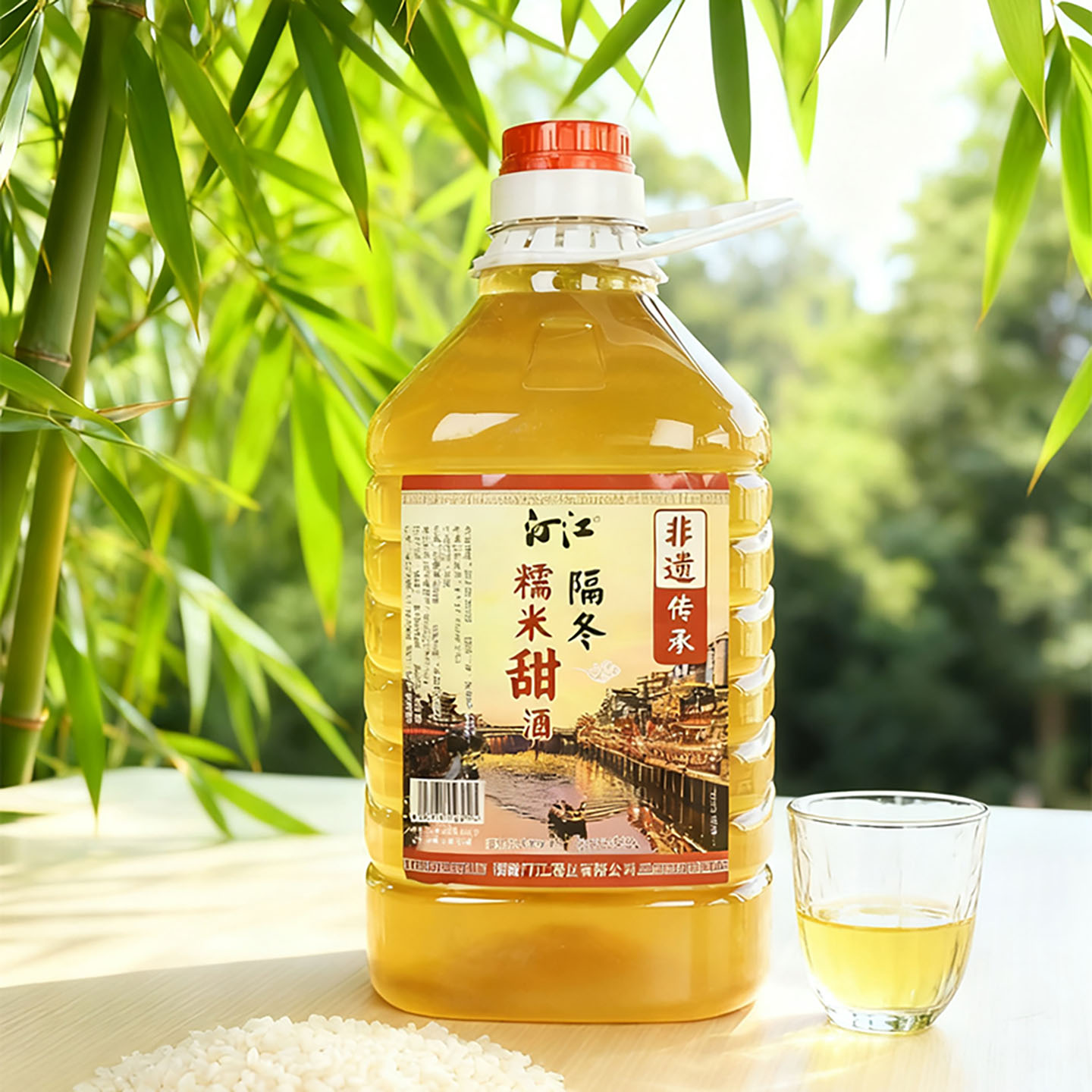 非遗汀江隔冬糯米甜酒8度2.5L