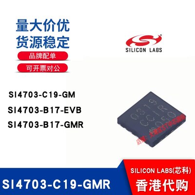 SI4703-/C19-GMR/C19-GM/B17-EVB/B17-GMR全新原装正品芯片供应