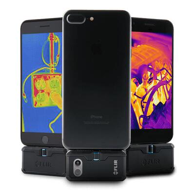 美国菲力尔第3代FLIR ONE PRO手机外接监视器红外热像仪夜视热成