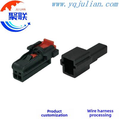 DJ7024T-0.6-11/21公母 汽车线束连接器2P插头 2孔插件6098-8988