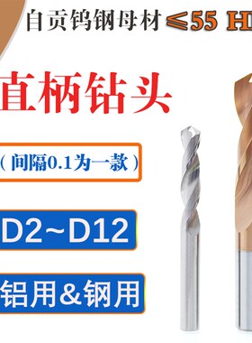 D11.1 11.2 11.3 11.4 11.5 11.6 11.7 11.89钨钢用直柄钻头铣刀