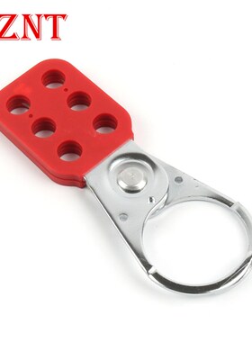 诺腾4mm细梁锁钩钢制六联锁具工业安全搭扣锁联排6孔连锁NT-H05