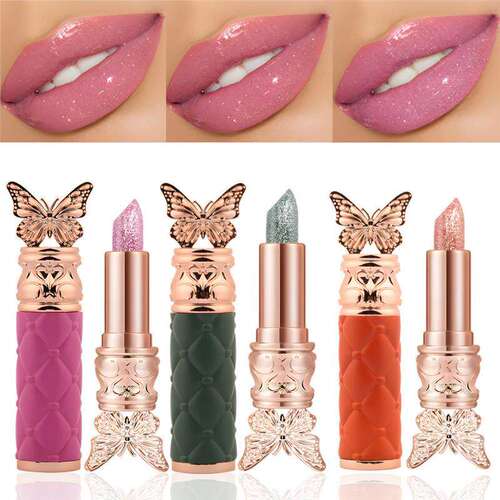 3 Colors Moisturizing Lip Balm 三色变色润唇膏 妆养合一