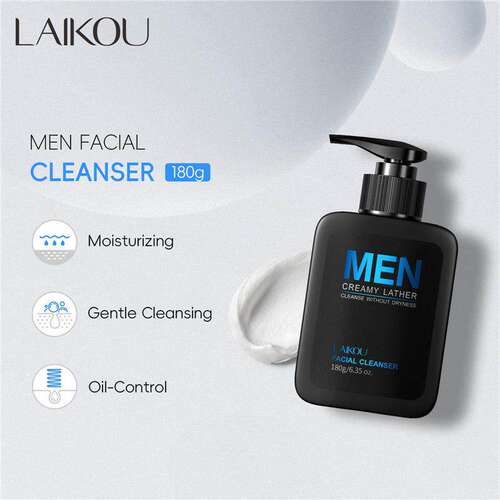 Men Moisturizing Facial Cleanser 180g 男士保湿洗面奶控油保湿