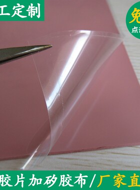 6.0W粉红色硅胶片加矽胶布电源线路板专用 防刺穿 耐高压 高导热