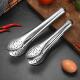 304不锈钢精巧食品夹加厚多孔食物夹烤肉夹厨房面包夹牛排夹子