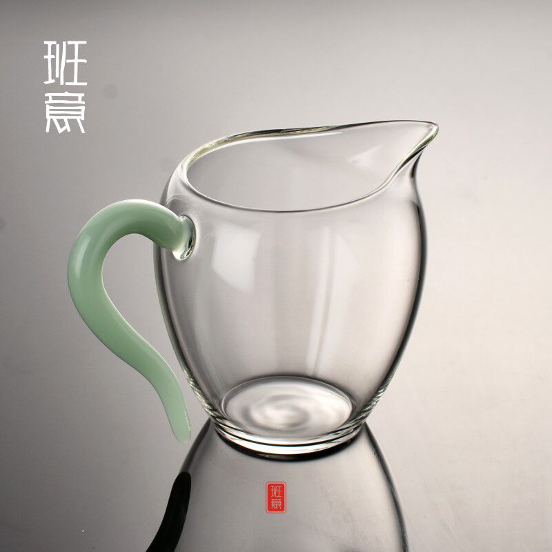 良品做工 手工加厚玻璃公道杯台湾公杯草堂茶海分茶器茶道配件