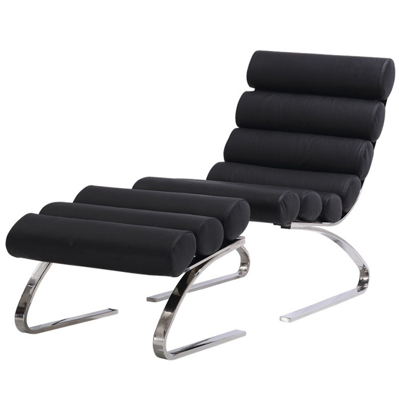 Sinus Lounge Chair鼻窦躺椅排骨椅鱼骨椅简约现代不锈钢真皮椅子