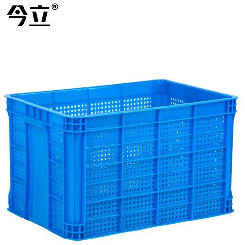 今立(JINLI)塑料周转筐 520*360*315加厚镂空收纳筐水果蔬菜物流