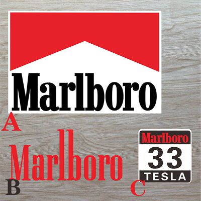 包邮个性改装marlboro汽车贴纸
