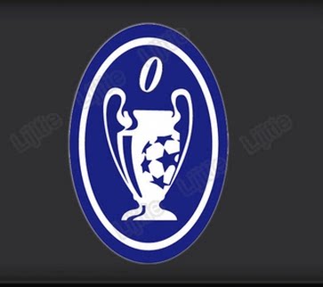 适用于欧冠奖杯 欧洲冠军杯标志 汽车贴纸 反光车贴 划痕