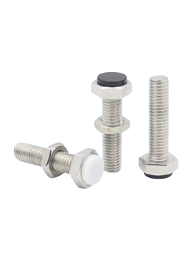 TDB51止动螺栓标准直杆型 聚氨酯挡块螺丝UST6/8-15 20 25 30-60