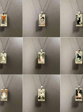 不锈钢彩印卡牌字母项链女