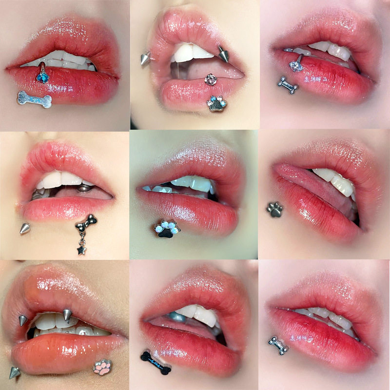 内螺纹骨头猫爪唇钉唇环合集钛钢可爱甜酷耳骨钉唇饰穿刺饰品,饰品/流行首饰/时尚饰品新,唇环/唇钉,淘宝优惠券,粉丝福利购,淘宝优惠卷