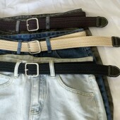 腰带皮带弹力韩版 编织腰带男女孔方扣学生韩版 帆布打孔裤 潮流