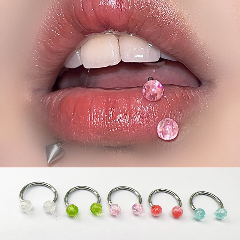亚克力仿澳宝穿刺饰品唇环唇钉耳骨环饰品甜美风可爱小众义乌配饰,饰品/流行首饰/时尚饰品新,唇环/唇钉,淘宝优惠券,粉丝福利购,淘宝优惠卷
