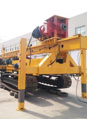 厂家长螺旋打桩机液压步履地基工地履带长螺旋钻机