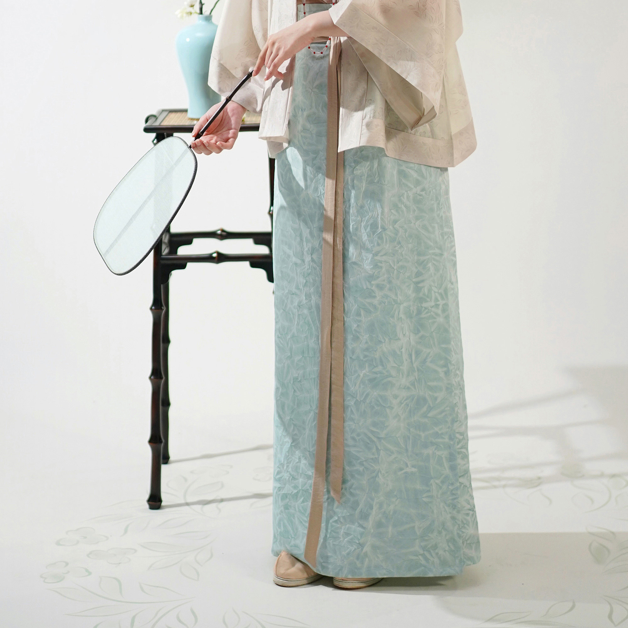【国丝走秀款】茱萸汉服｜开片釉汉服套装