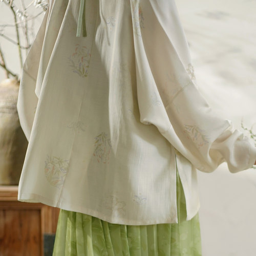 【国丝走秀款】茱萸汉服│试春盘 飞机袖衫 背子 汉服日常