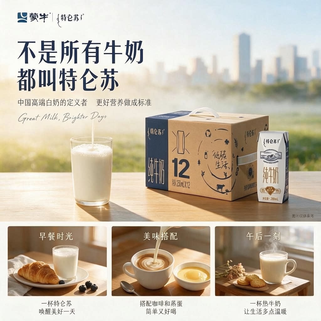 蒙牛特仑苏纯牛奶早餐奶