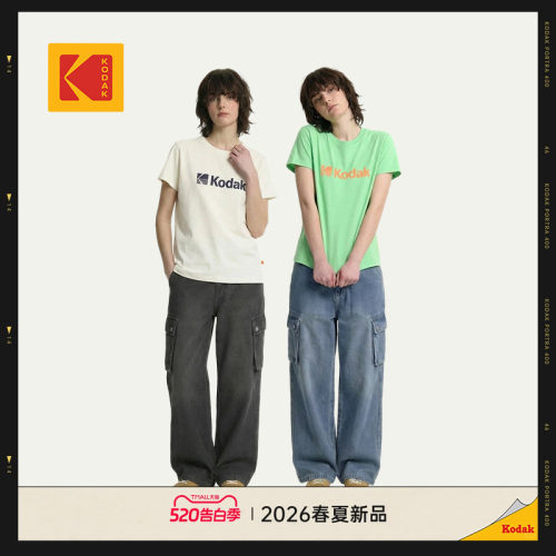 (女款)大LogoAskin柯达短袖T恤