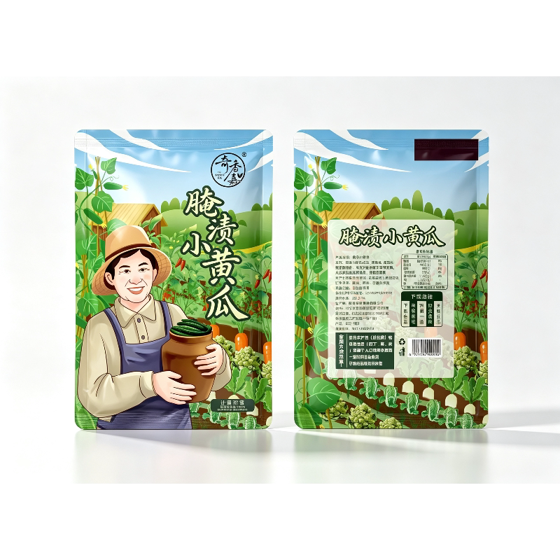 【美味】酱黄瓜腌黄瓜条芝麻蒜香鲜瓜条农家下饭菜咸菜小菜泡菜
