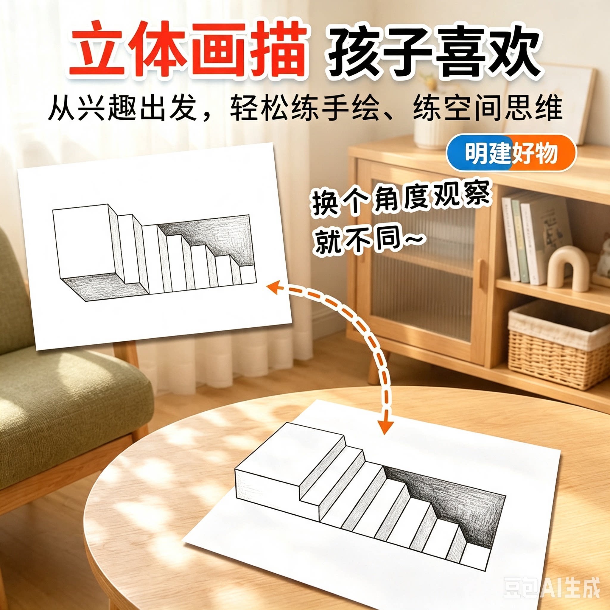 新款儿童魔法立体画益智创意涂色本少儿涂鸦美术绘画填色本ZX3