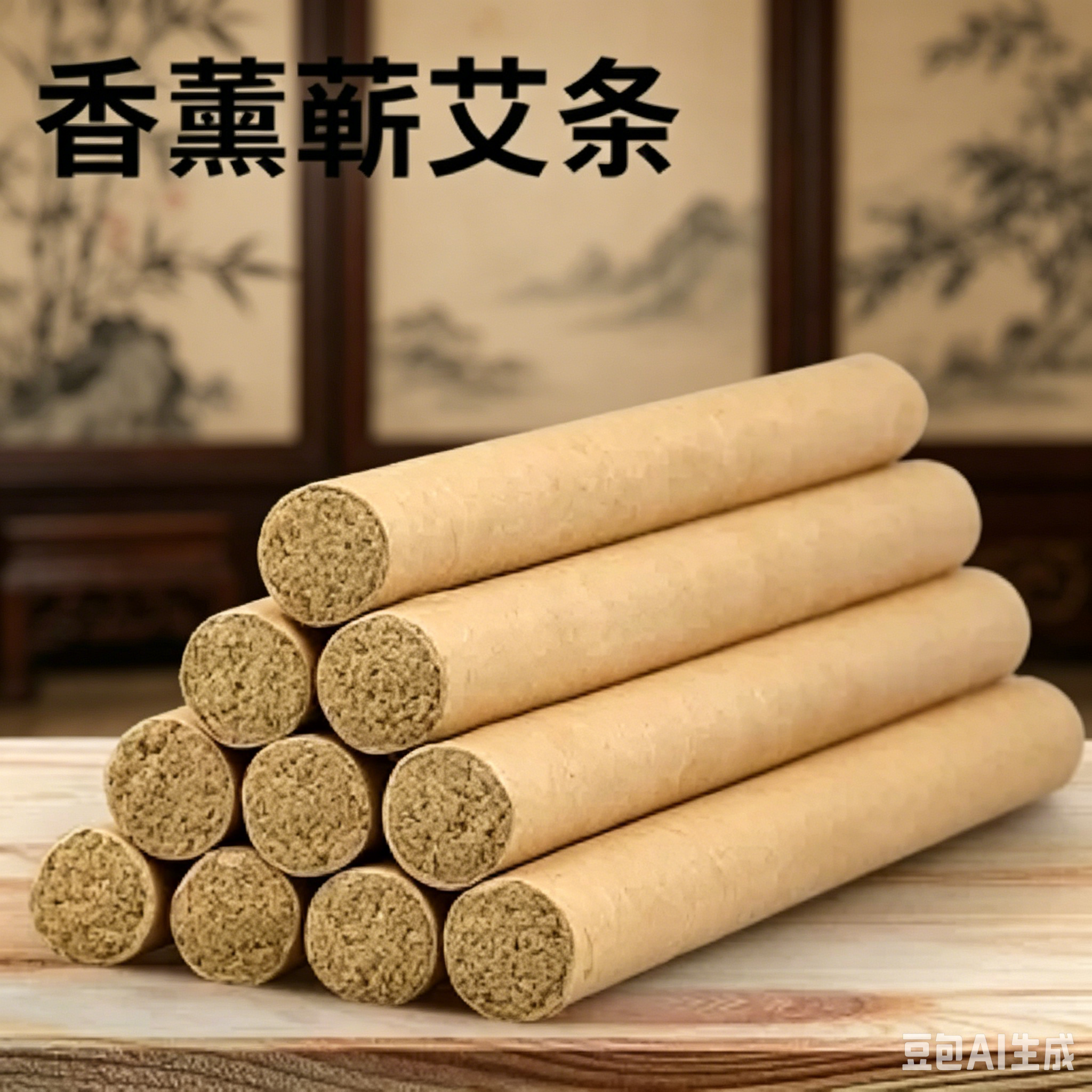 【下单立减50】天然艾草棒艾绒熏香底座正品家用艾灸艾灸柱ZX