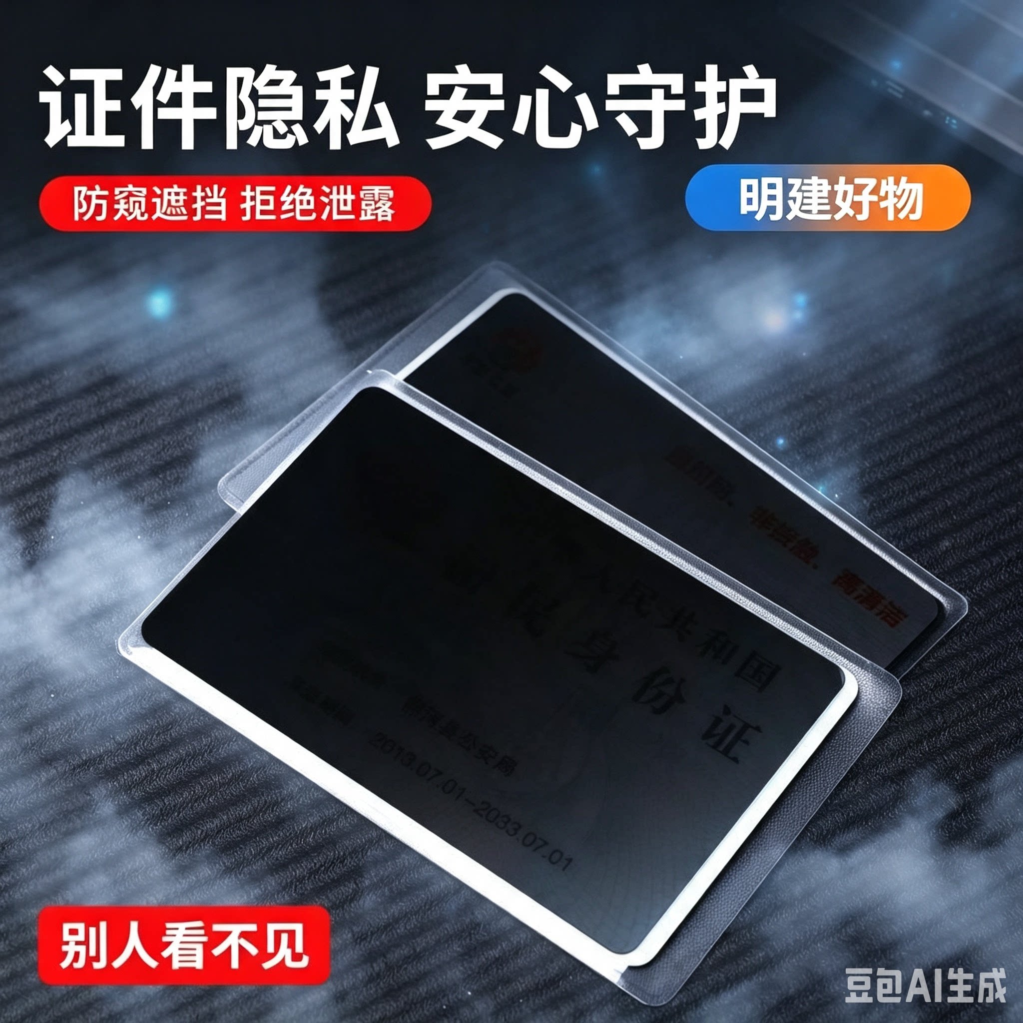 防窥膜身份证消磁卡套旅行学生泄露隐私保护银行卡驾驶证件套ZX