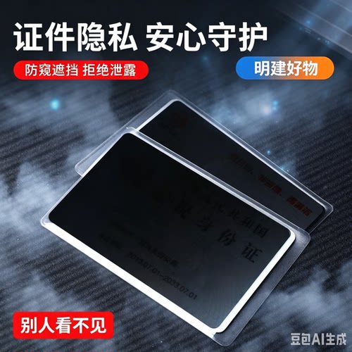 防窥膜身份证消磁卡套旅行学生泄露隐私保护银行卡驾驶证件套ZX