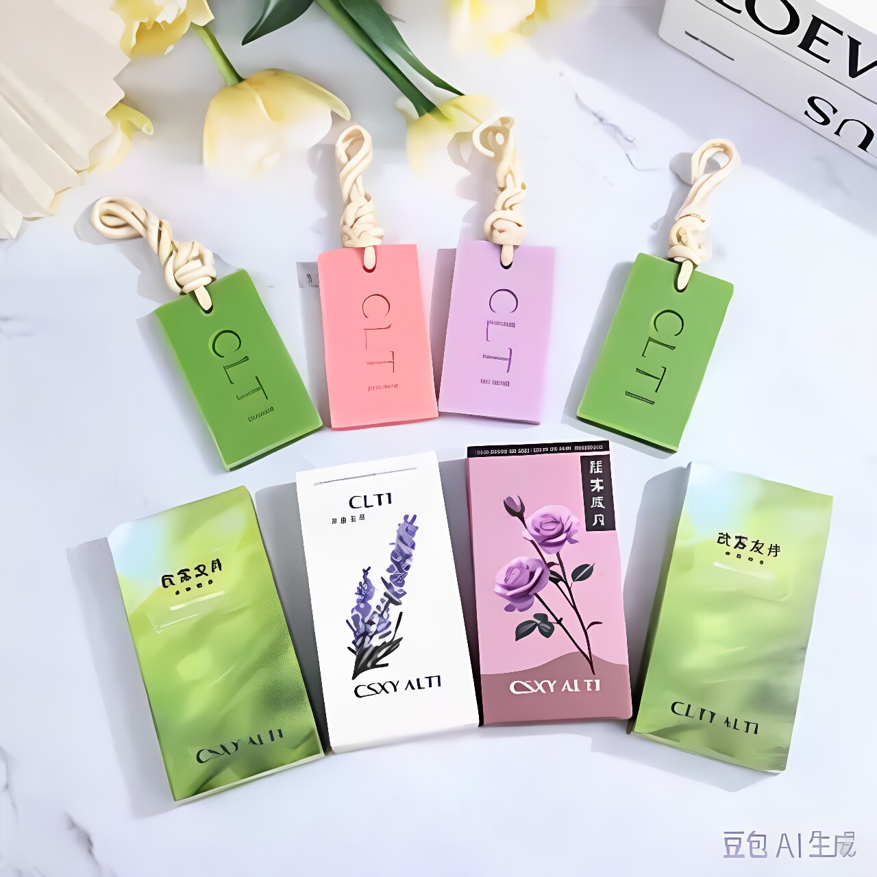 【到手9.9!】悬挂车载香薰挂件清新持久留香家居衣橱香薰蜡片CL