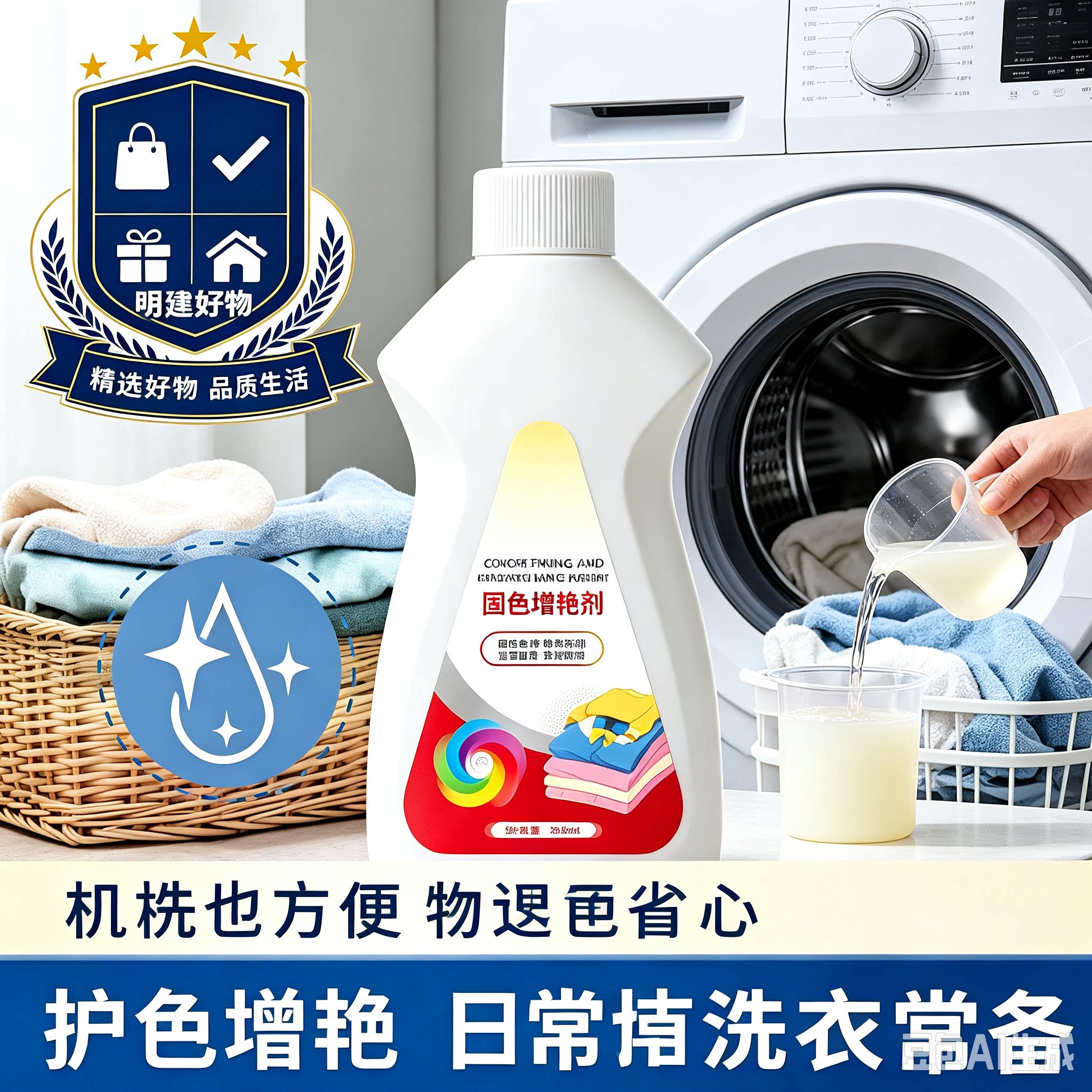 【官方正品】增艳防掉色衣服褪色修复固色增艳剂彩色衣物还原CL