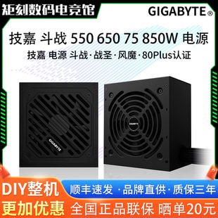 技嘉电脑电源斗战550W 650W 750W战圣风魔850W金牌全模组游戏电源