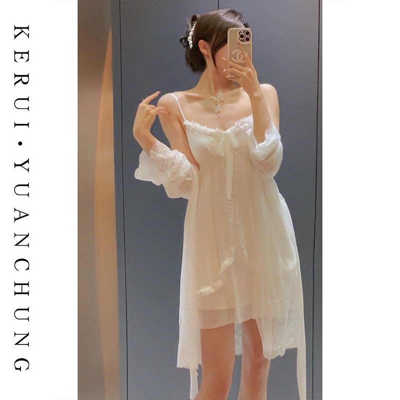 女款家居服睡衣高级感套装图片