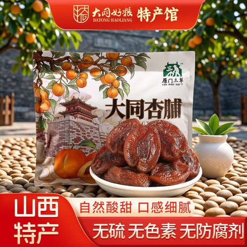 大同阳高特产酸甜杏脯杏干320g