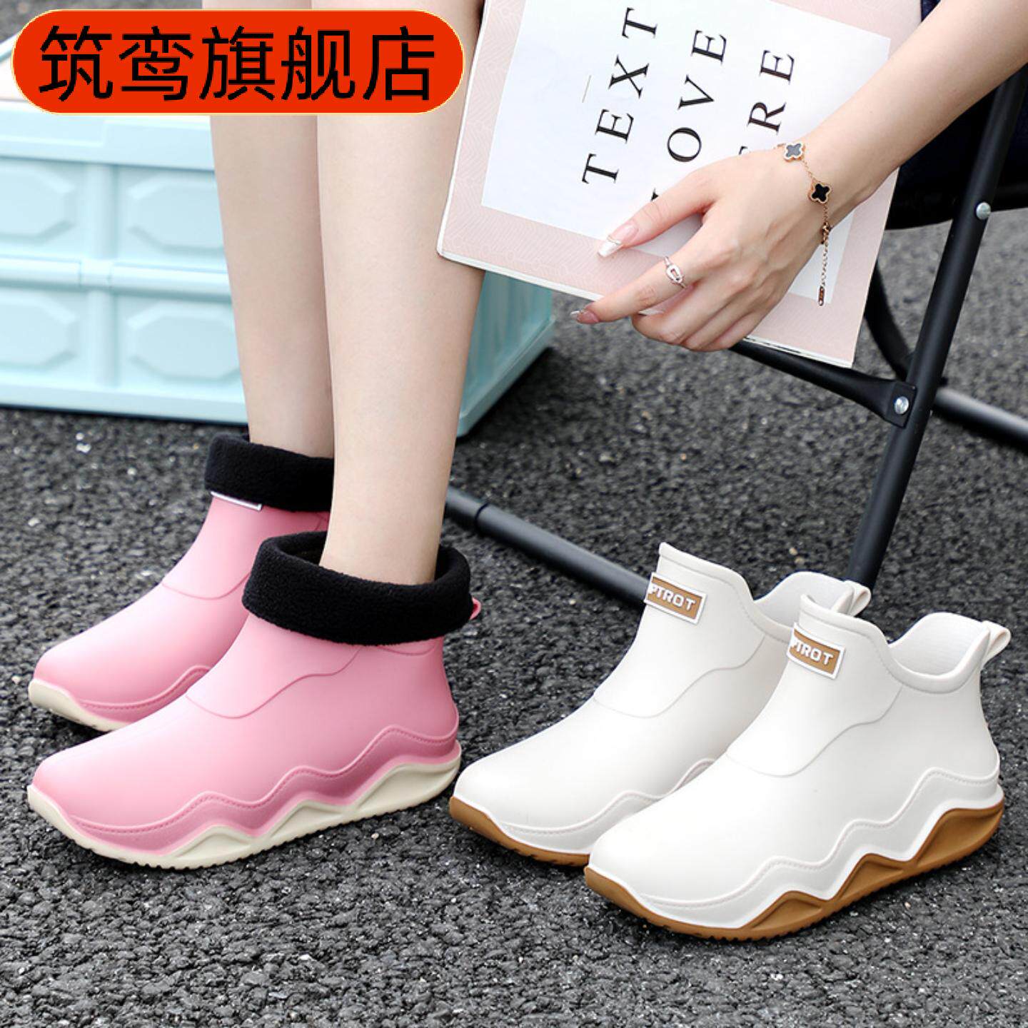 雨鞋男女款新款防滑耐磨防臭雨水鞋男钓鱼专用雨靴女