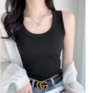 时尚百搭通勤女背心舒适休闲上衣