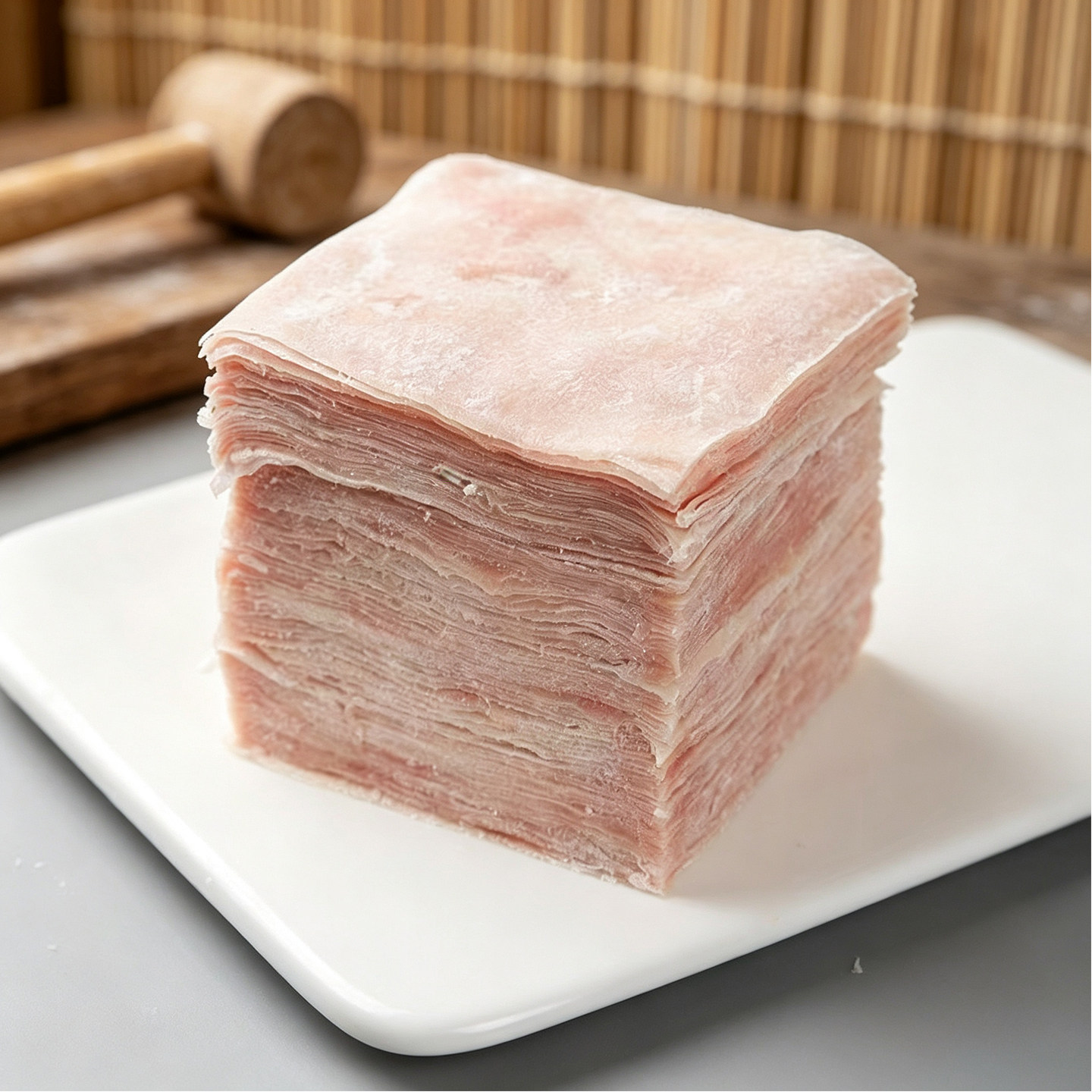 正宗福建特产福州连江纯手工福鼎肉燕皮扁食云吞馄饨皮超薄款丹阳