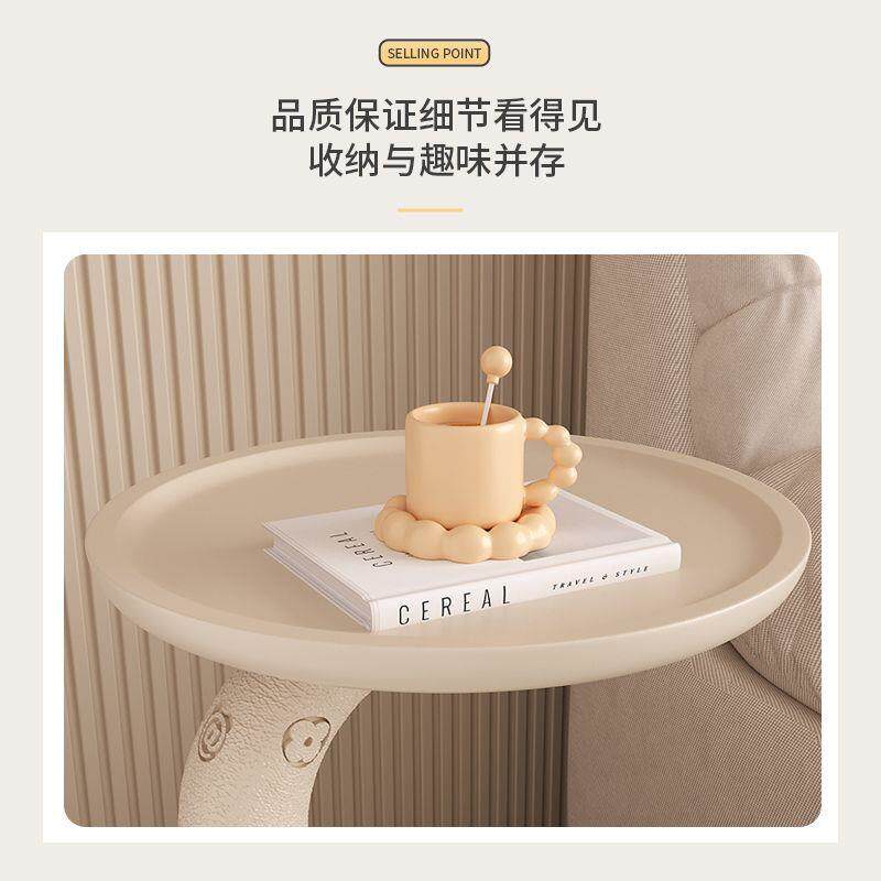 大象落地摆件奶油风客厅电视柜旁沙发边几卧室床头柜桌子托盘收纳