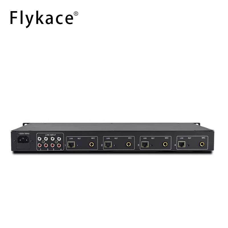 ZH-IP220四路音频采集器 模拟音频转IP网络信号采集 IP网络广播系