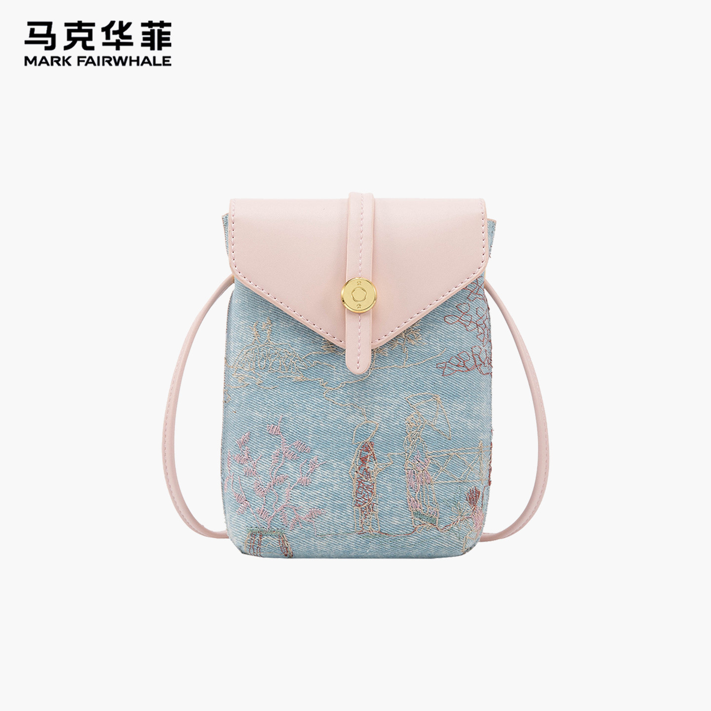 马克华菲轻便精致手机斜挎包包女