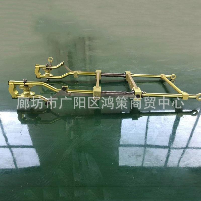 铝合金挂式软梯头单线飞车不停电高压挂梯绝缘铝合金自锁软梯头