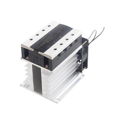 三相固态继电器直流控交流380V 40A SSR-3 032 3840Z DA散热器