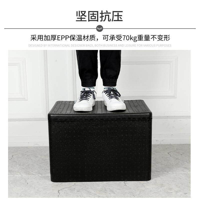 食品epp保温箱商用摆摊冷藏箱户外出摊箱外卖专用车载泡沫箱冰袋图片