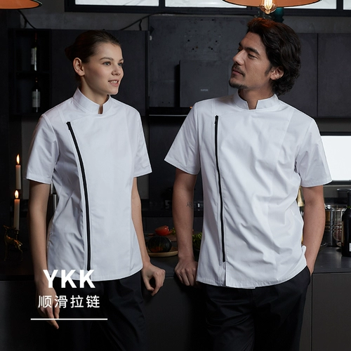 Tesme Summer New Chef Work Одежда для мужчин с коротки