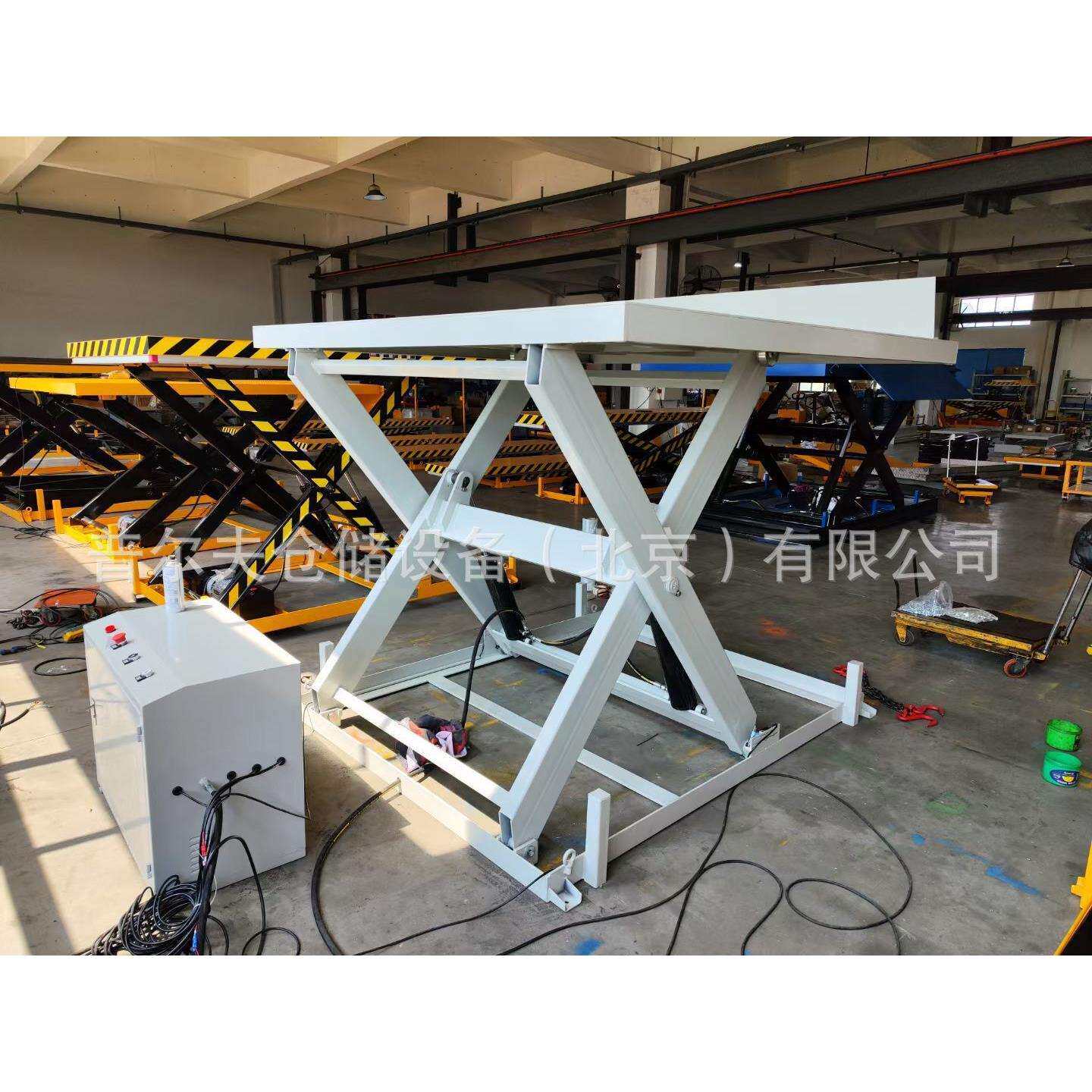 电动液压剪叉式汽车举升机移动维修固定升降平台舞台工作台货梯