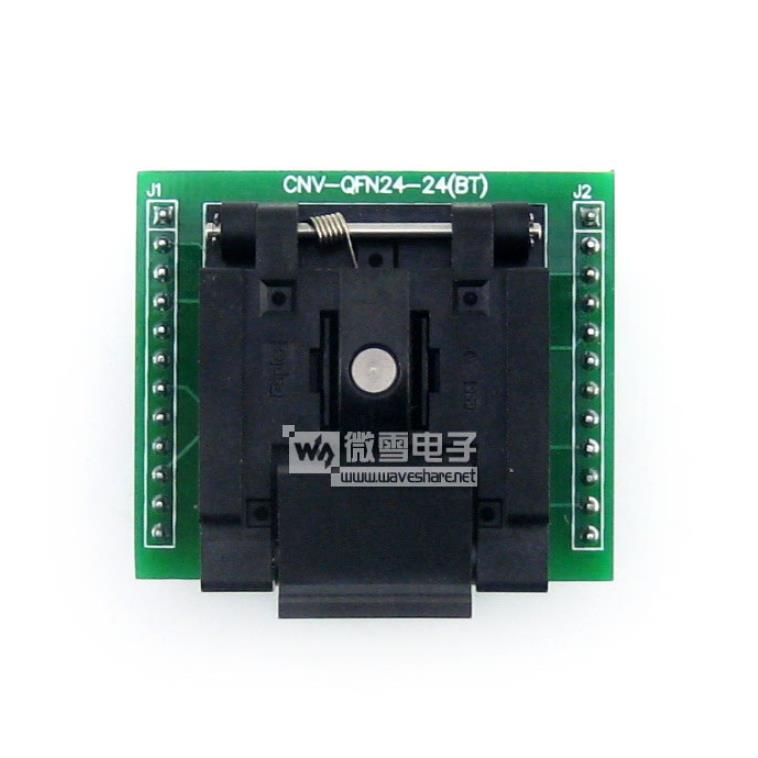 QFN24转DIP24 编程座IC测试座QFN-24BT-0.5-01带板 引脚间距0.5mm