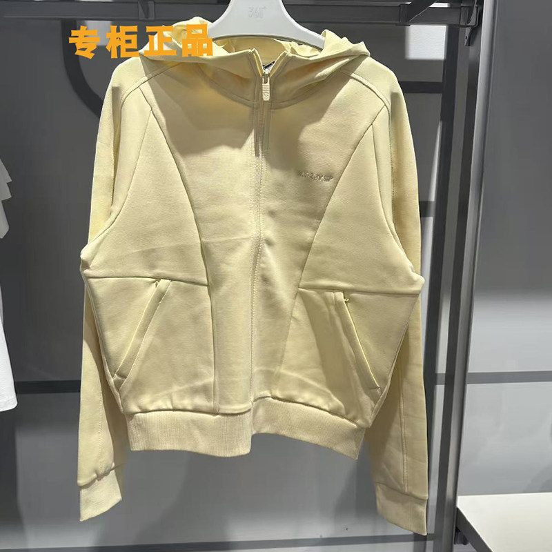 361度女士连帽开襟卫衣运动外套图片