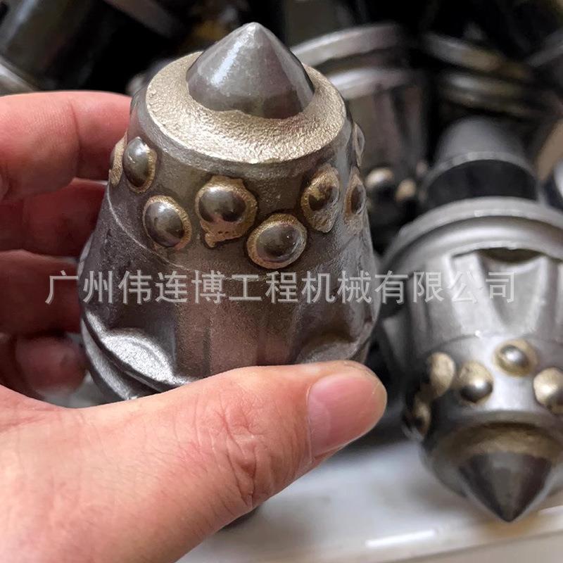 旋挖钻机钻头截齿3055砂石层硬岩层凿岩机打桩机20合金钢钻齿配件